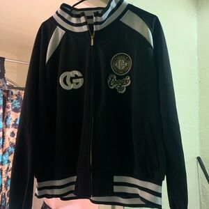 COOGI Black and White Varsity Jacket